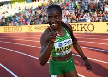 Again, Nigeria’s Amusan Races To 100m Hurdles Victory In Fastest Time, Set To Defend Commonwealth Games Crown 