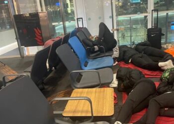 JUST IN: Nigeria’s Falconets Abandoned At Airport, Sleep On Bare Floor In Turkey