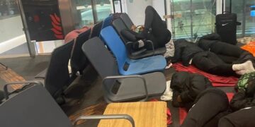 JUST IN: Nigeria’s Falconets Abandoned At Airport, Sleep On Bare Floor In Turkey