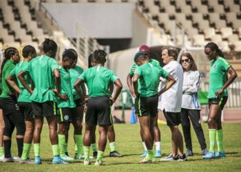 Oshoala Missing As Nigeria’s Super Falcons Storm Kansas City, Set To Face US Women Team