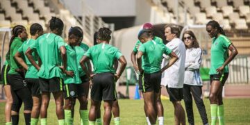 Oshoala Missing As Nigeria’s Super Falcons Storm Kansas City, Set To Face US Women Team