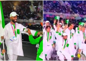 BBNaija Star Mike Edward Represents Nigeria At Commonwealth Games Says, ‘I Made History’