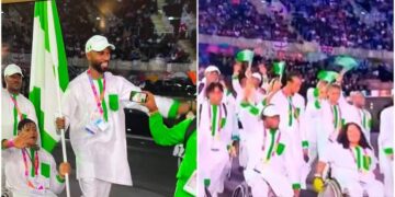 BBNaija Star Mike Edward Represents Nigeria At Commonwealth Games Says, ‘I Made History’