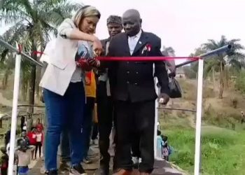 DR Congo: Work Begins On Footbridge That Collapsed During Launch