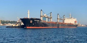 Ship Conveying Wheat Leaves Ukraine For Drought-Hit Ethiopia