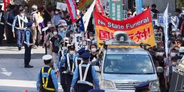 Japan Holds State Funeral For Shinzo Abe Amid Protests