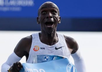 Top African Sprinter, Kipchoge, Breaks Own Marathon Record To Win Berlin Race