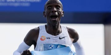 Top African Sprinter, Kipchoge, Breaks Own Marathon Record To Win Berlin Race