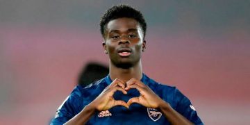 Despite Kopa Trophy Judgement, Arsenal’s Saka Rated Third Best Footballer