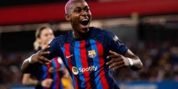 Again, Oshoala Towers High As Barcelona Humiliate Benfica In UEFA Champions League Clash