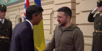 Rishi Sunak Meets President Zelenskyy In Kyiv
