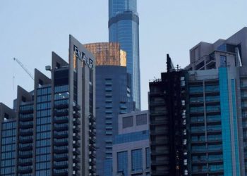 Fire Races Up High-Rise Building Near World’s Tallest Building In Dubai