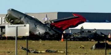 World War II Aircrafts Collide During Texas Air Show