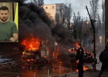 Missile Attack Rocks Kyiv Hours After Zelensky’s G20 Speech