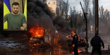 Missile Attack Rocks Kyiv Hours After Zelensky’s G20 Speech