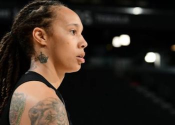 US Basketball Star, Griner Arrives Texas
