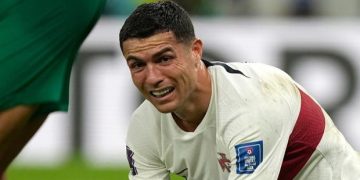 JUST IN: Ronaldo In Tears As Morocco Knock Out Portugal, Become First African Nation To Storm World Cup Semis