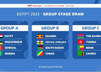 Nigeria Battle Egypt, Senegal, Mozambique In 2023 U20 AFCON Group Matches