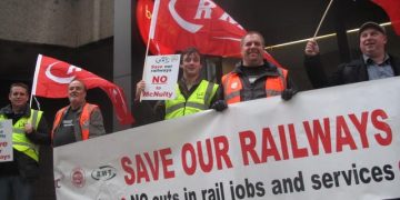 UK: Train Service Brought To Halt As Workers Commence Strike