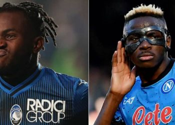 Osimhen, Lookman Top Scoring Chat In Italy, As Kane Strikes New Record 