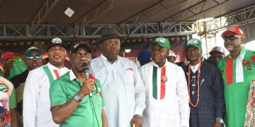 Diri Campaigns For Dickson, Agbedi, Others In Bayelsa West