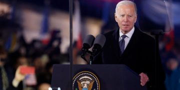 Biden Says 'Kyiv Stands Strong' A Year After Russia Invaded Ukraine