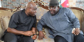 Nigerian Governors, Dickson, PDP PCC, KOLGA Monarchs Pay Condolence Visit To Gov Diri