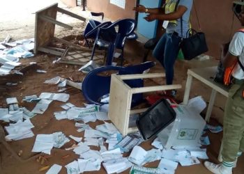 Nigeria Decides: Thugs Hijack, Burn Election Materials In Bayelsa State
