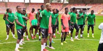 Road to Paris 2024: Nigeria Team Intensify Training, Await Foriegn Pros Ahead of U23 AFCON qualifier