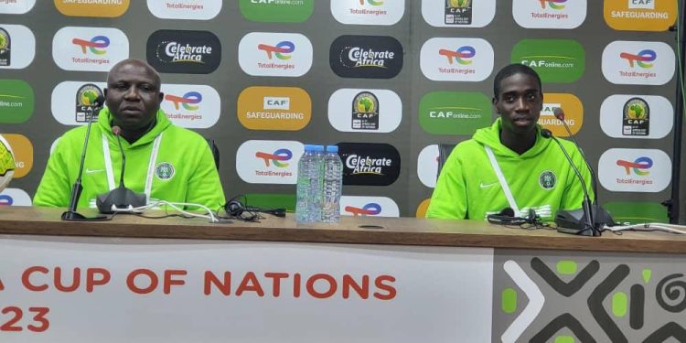 Golden Eaglets coach Nduka Ugbade and captain Precious Williams