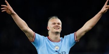 EPL: Haaland Sets New Scoring Record As Manchester City Overtake Arsenal Again