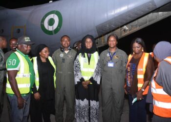 NAF Evacuates 94 Stranded Nigerians From War-Torn Sudan