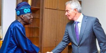 Ex-UK Prime Minister, Blair Meets With Nigeria’s President-Elect Tinubu
