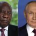 South African President Ramaphosa Tells Putin War In Ukraine Must End