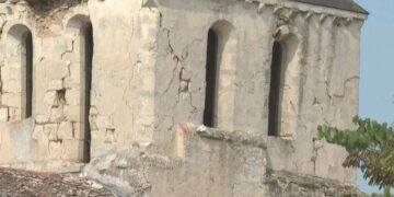 rare earthquake damages french homes schools and churches