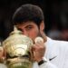 Alcarez Shocks Djokovic, Wins First Wimbledon Title 
