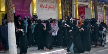 Security Forces Disperse Afghan Women Protesting Ban On Beauty Salon