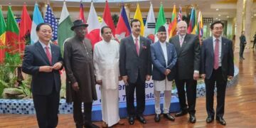 Ex-Nigerian President Jonathan Preaches Peace Through Democratic Practice As Cambodia Votes