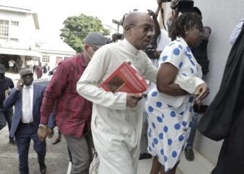 nigerias central bank chief emefiele arraigned on firearm charges pleads not guilty