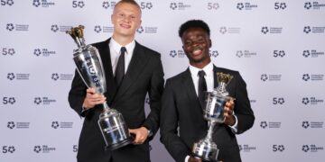 Saka, Haaland Win PFA Top Awards
