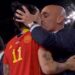 Spanish FA President ‘In Soup’ For Kissing Female World Cup Player