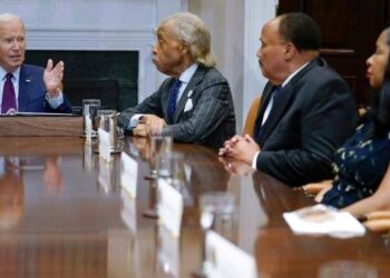 President Biden Meets With Martin Luther King’s Family, Calls For End To Racism