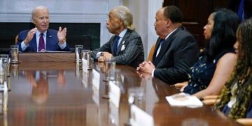 President Biden Meets With Martin Luther King’s Family, Calls For End To Racism