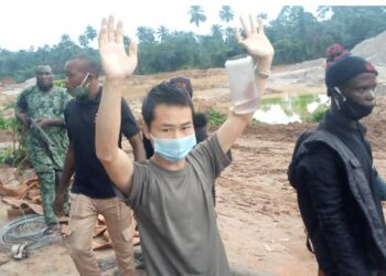 Nigerian Troops Raid Illegal Mining Site Run By Chinese Expatriates In Oil-rich Niger Delta Region