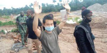 Nigerian Troops Raid Illegal Mining Site Run By Chinese Expatriates In Oil-rich Niger Delta Region