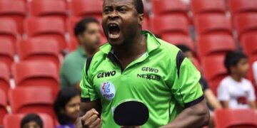 Nigeria’s Aruna Down Egyptian Opponent, Retains African Table Tennis Title