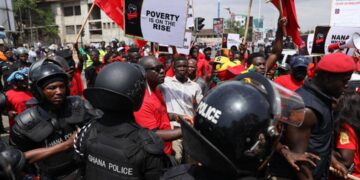 Dozens Arrested As Ghanaians Protest Economic Hardship