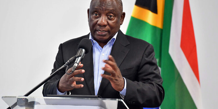 South African-President Cyril Ramaphosa