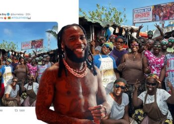 Ghanaian Dancer, Makola Market Women Rejoice Over Burna Boy's Billboard Tribute