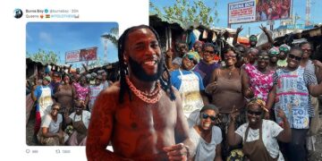 Ghanaian Dancer, Makola Market Women Rejoice Over Burna Boy's Billboard Tribute